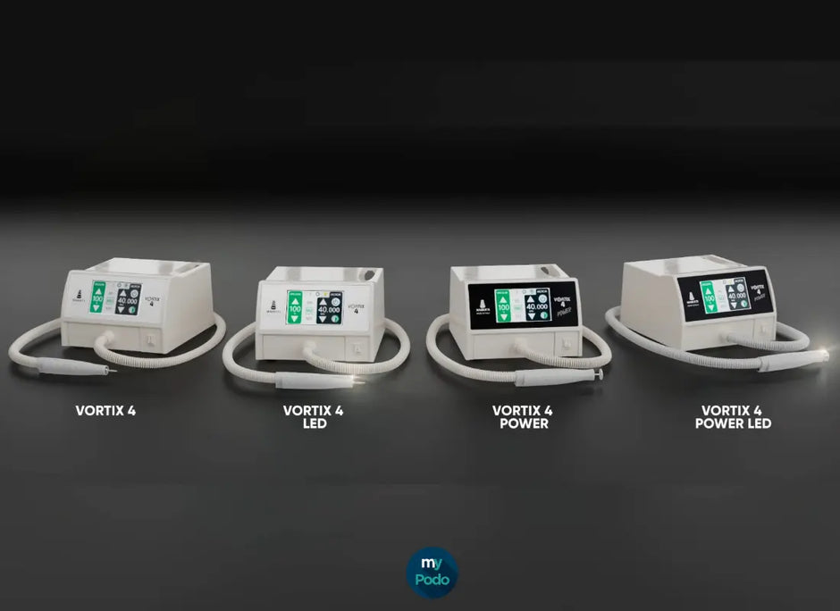 Vortix 4 : Nouvelle génération de micromoteurs à aspiration Essential by My Podologie My Podologie
