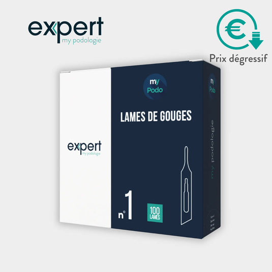 100 lâminas de goiva estéreis - Expert por My Podologie Expert 