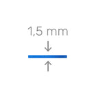 Meine Glasfaser - Blaues Fiberglas - 1,5 mm / 2 mm