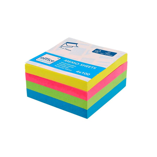 4 x 100 hojas Post-it multicolores - Office Essentials