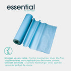 6 Rollen blau geprägte, laminierte Untersuchungsbögen – 180 Größen – 50 x 38 cm