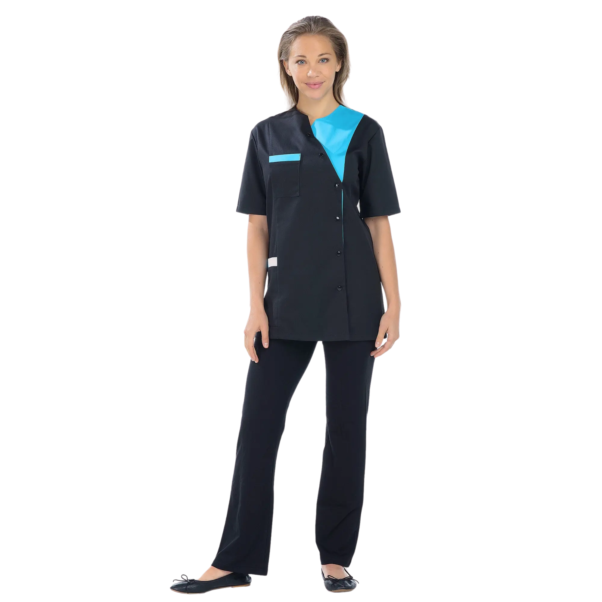 Agathe - Tuniek - Korte mouwen - Dames - 75 cm My Blouse 