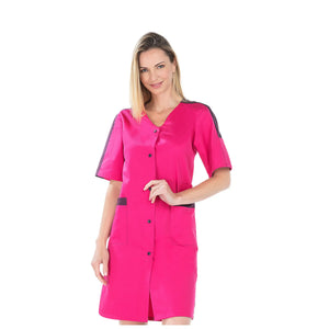 Aglaé - 7/8 μπλούζα - Κοντά μανίκια - Γυναικείες - 95 cm My Blouse  Sergé-Rhodamine-Iris-T6-XXXL