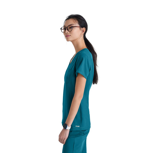 Alba - Túnica con cuello en V - Mujer - Grey's Anatomy Evolve Grey's Anatomy 
