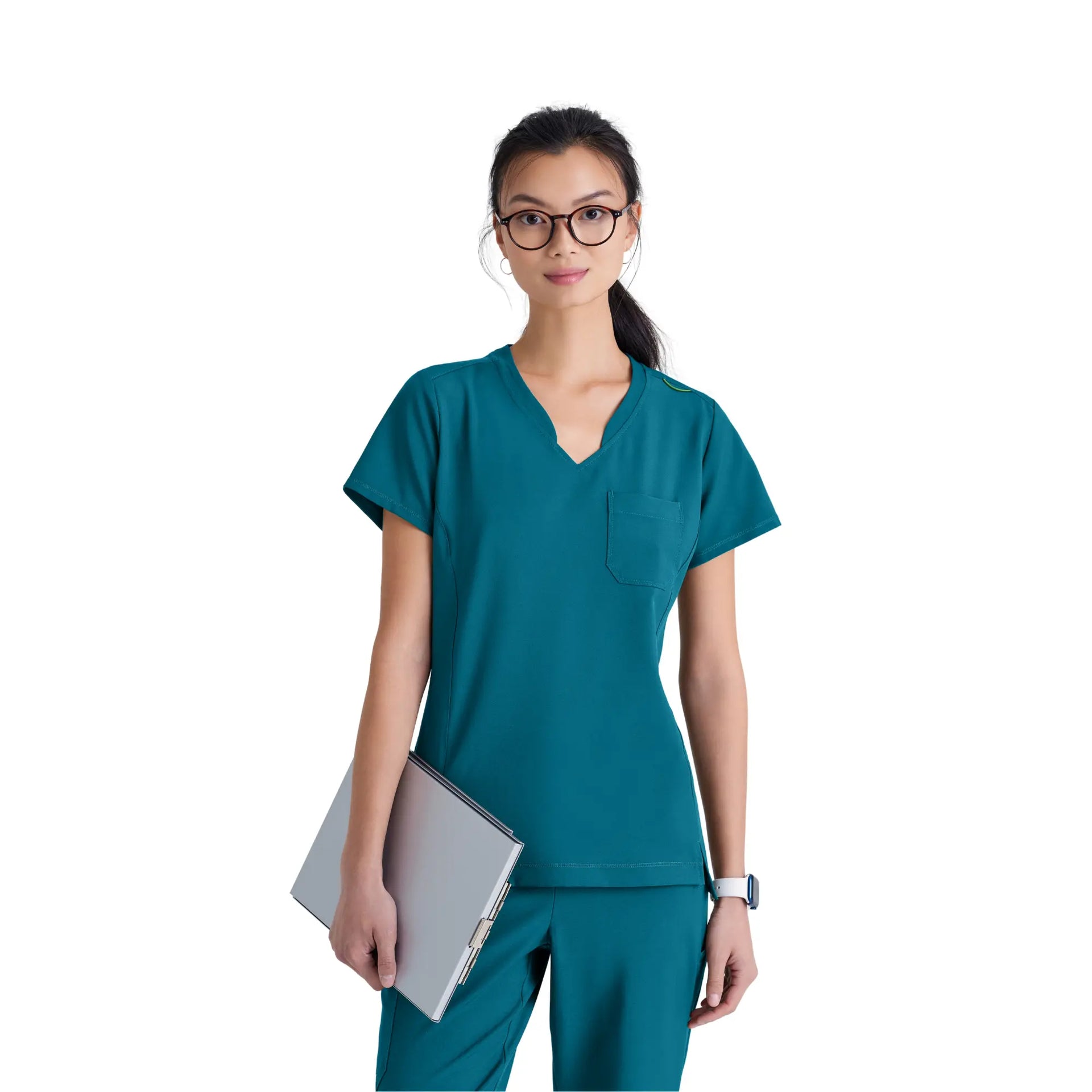 Alba - Χιτώνας με V λαιμόκοψη - Γυναικείες - Grey’s Anatomy Evolve Grey’s Anatomy Μπλε Μπαχάμες / XL