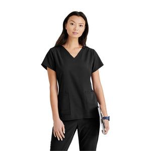 Aria - Tunique col V - Femme - Barco Unify BARCO  Noir / XL