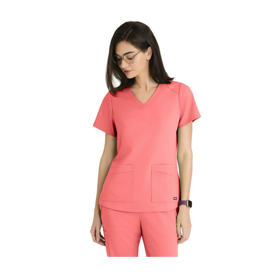Aura - Tuniek met V-hals - Dames - Grey's Anatomy Stretch Grey's Anatomy 