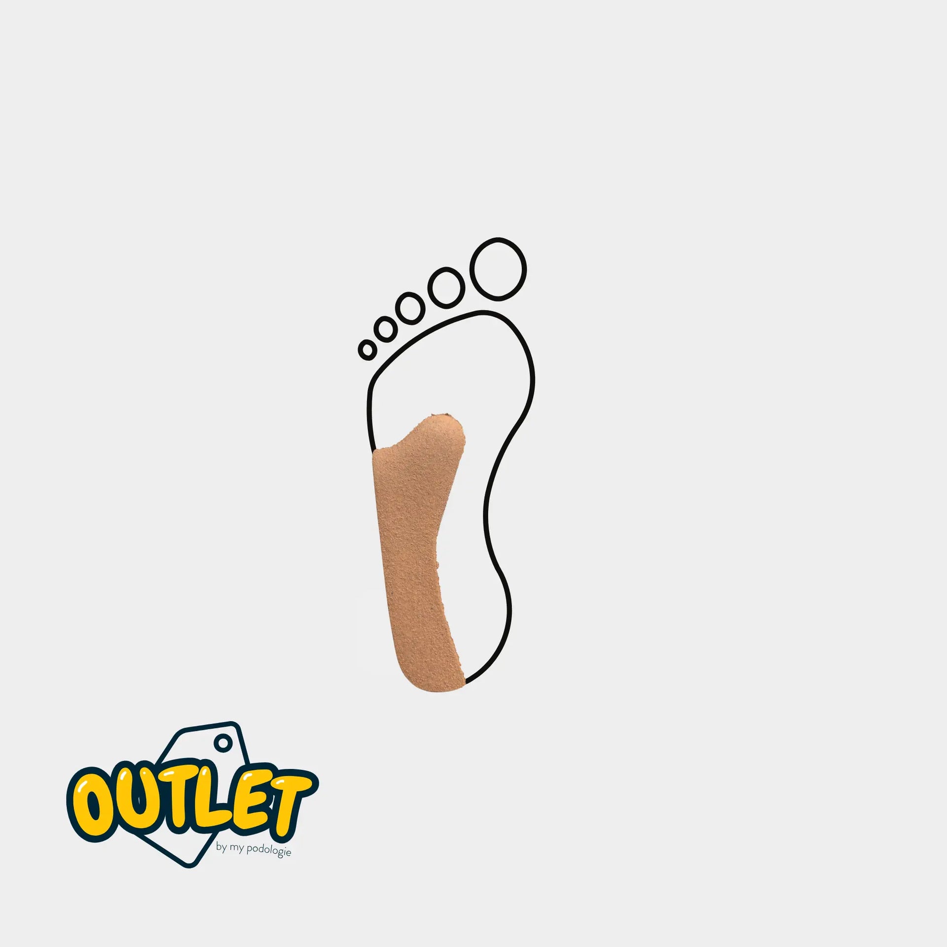 Pronator Band - Cork Latex - μέγεθος 5/7 // Τέλος σειράς My Podologie 