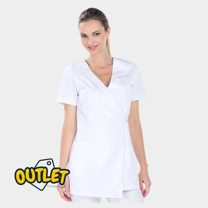 Blouse femme - Taille S - My Blouse // Fin de série My Podologie  Claudia - sergé blanc