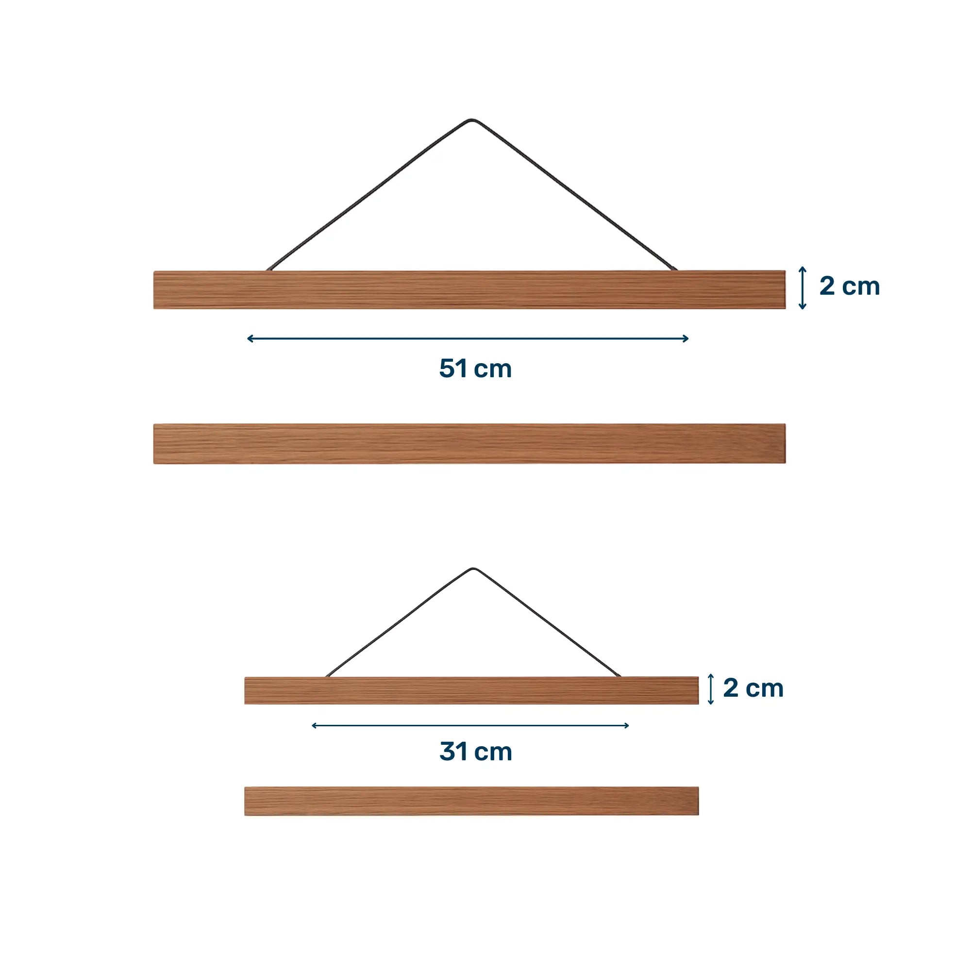 Wooden magnetic photo frame - several models My Podologie 