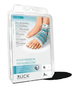 Calza a compressione - Protezione tallone e caviglia - 4 taglie disponibili - 1 paio - Ruck - My Podologie