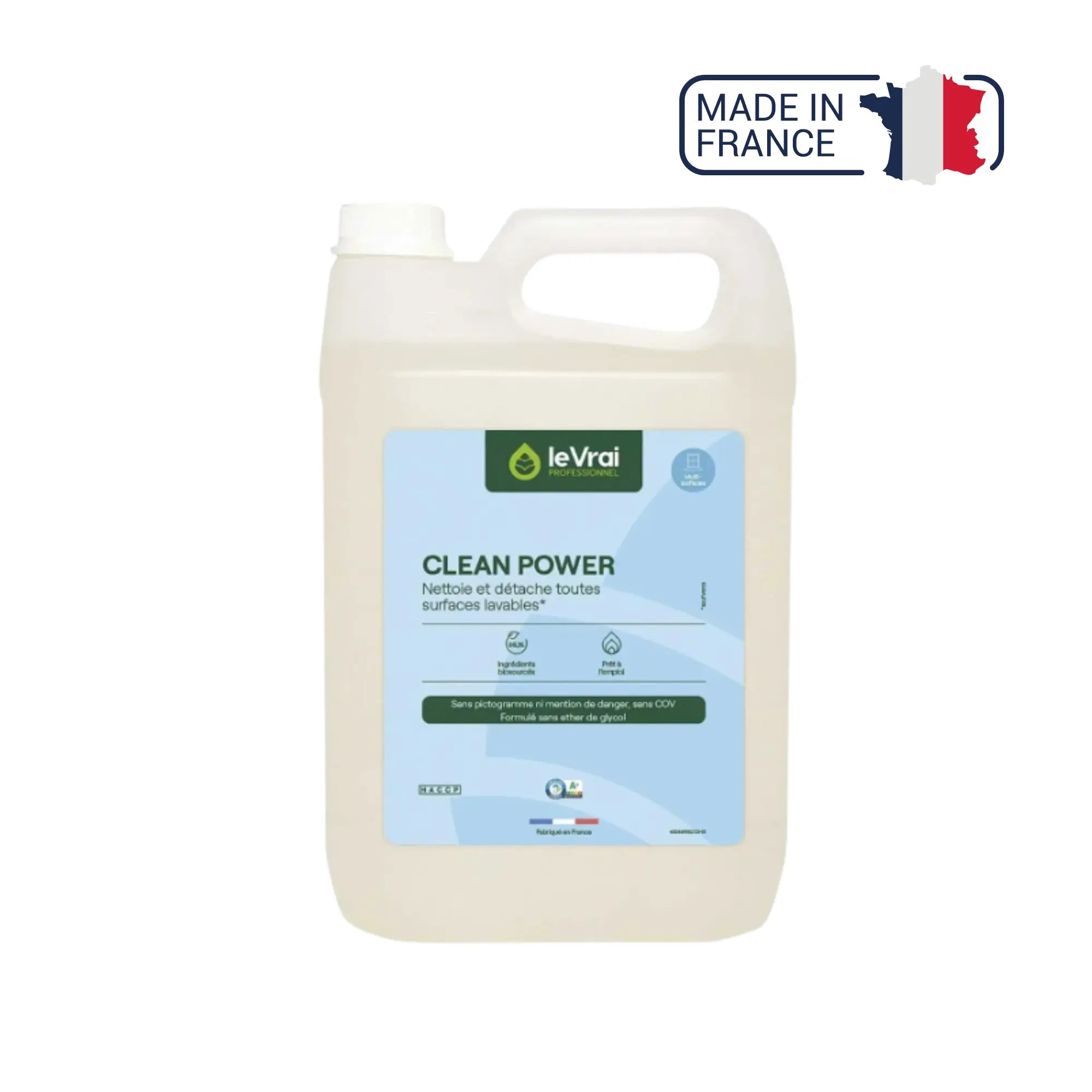 Clean Power - Deux contenances disponibles - Le vrai professionnel Le Vrai Professionnel 