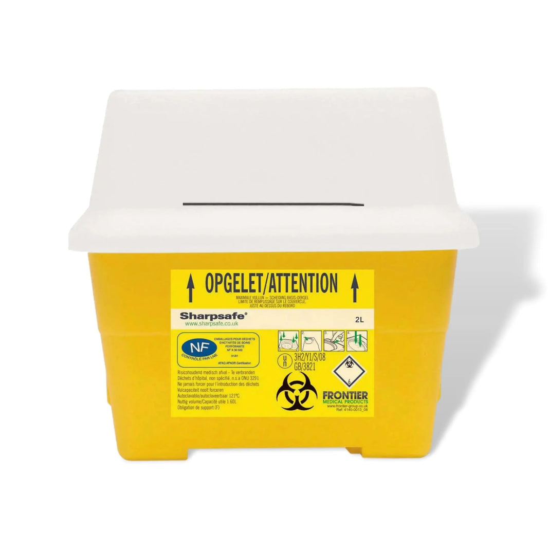 Raccoglitore di rifiuti Sharpsafe - Hospidex - My Podology