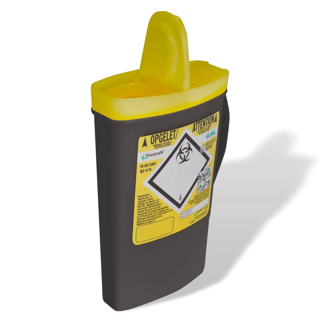 Raccoglitore di rifiuti Sharpsafe - Hospidex - My Podology