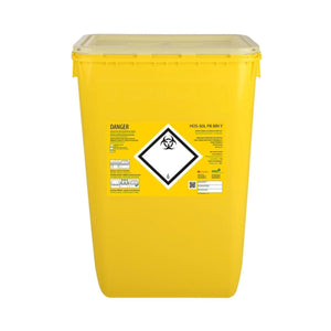 Conteneur Fût en plastique rectangulaire - Clinisafe Hospidex 