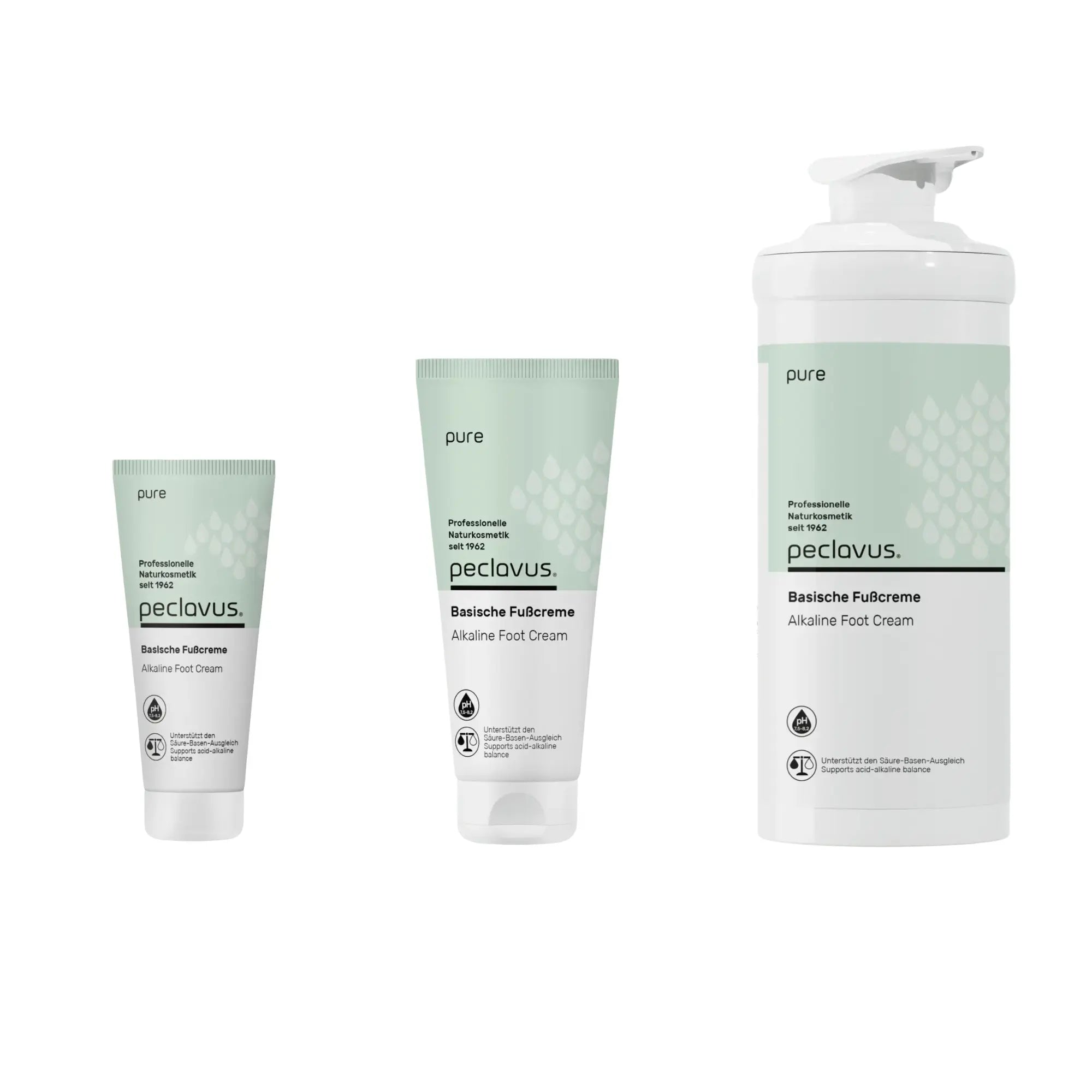 Crème alcaline pure pour les pieds - Plusieurs contenances - Peclavus Peclavus 