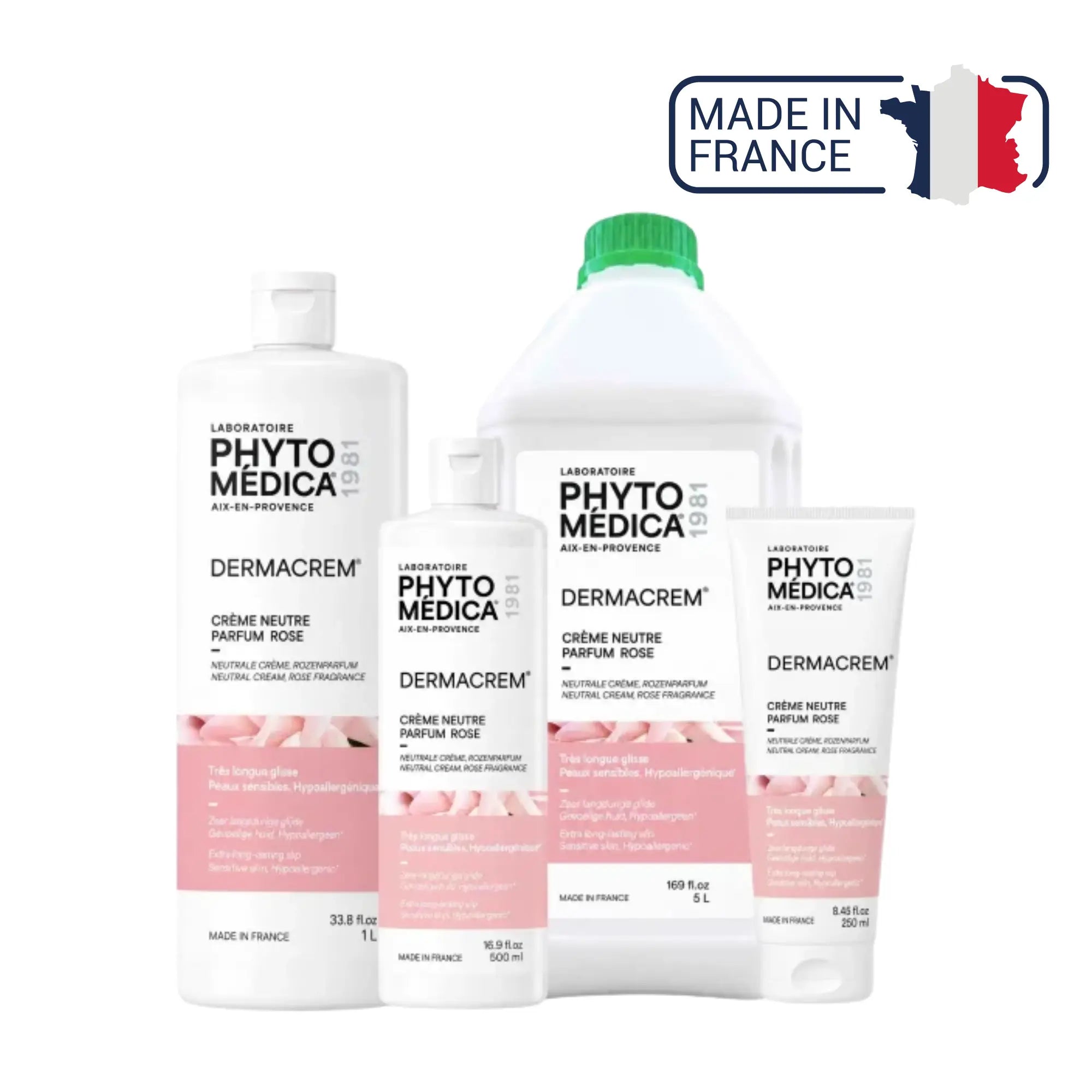 Dermacrem® - Crème de massage neutre hypoallergénique - Parfum Rose - Phytomedica Laboratoires Phytomedica 