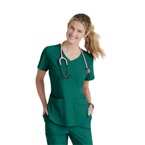 Elva - Túnica com decote em V - Mulher - Skechers SKECHERS  Hunter Green / XL