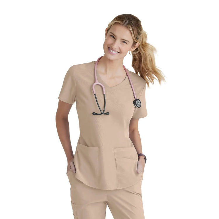 Elva - Túnica com decote em V - Mulher - Skechers SKECHERS  Sand / XL