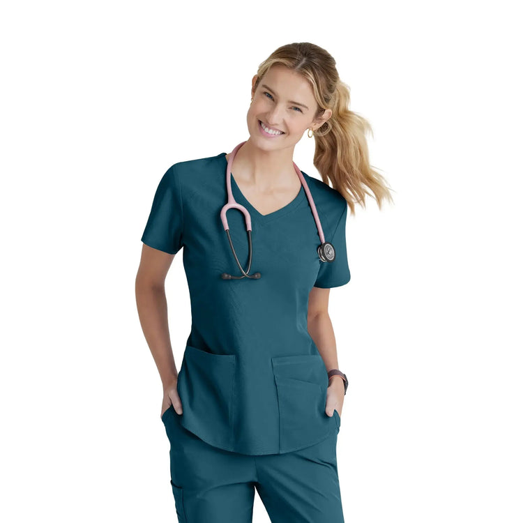 Elva - Túnica com decote em V - Mulher - Skechers SKECHERS  Bahamas Azul / XL