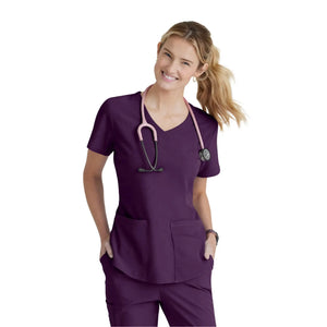 Elva - Túnica com decote em V - Mulher - Skechers SKECHERS  Berinjela / XL