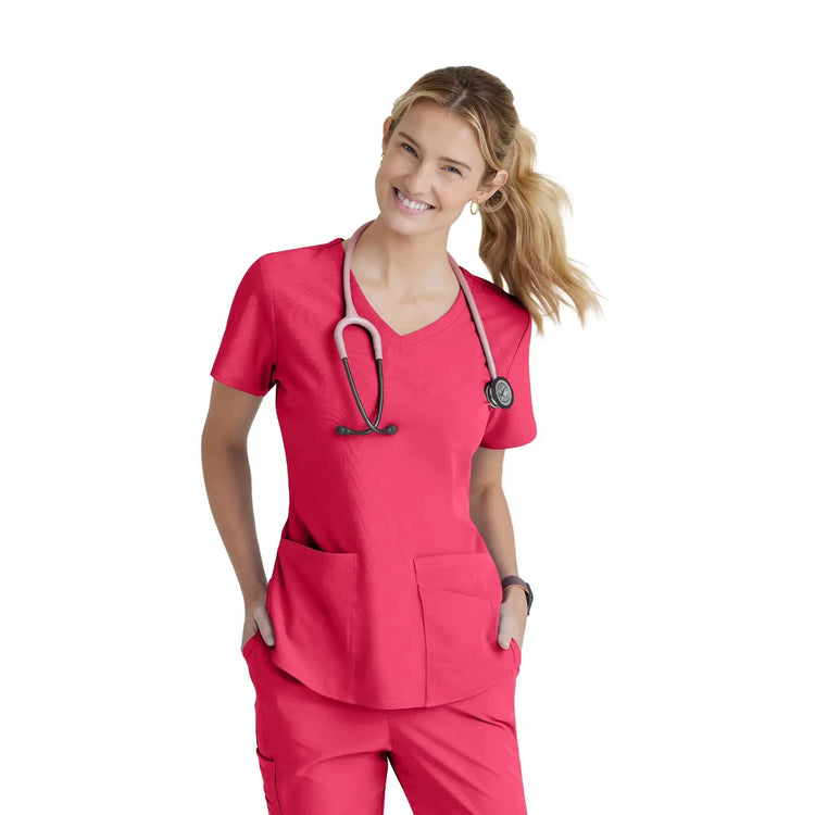 Elva - Túnica com decote em V - Mulher - Skechers SKECHERS  Rosa / XL