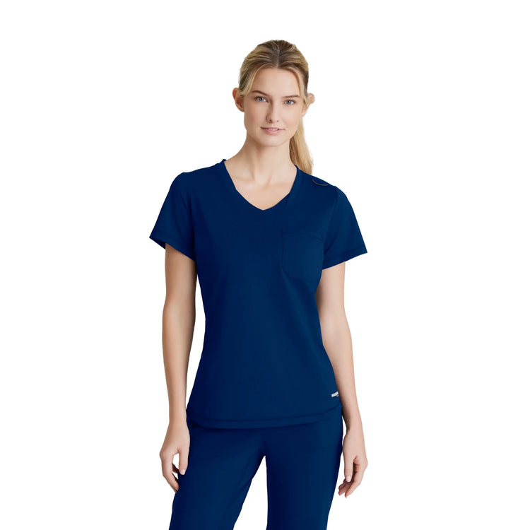 Elyra - Tunique col rond - Femme - Skechers Slip-ins SKECHERS SLIP-INS KNITS  Bleu Marine / XL