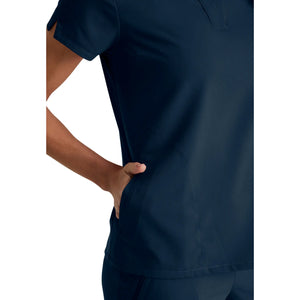 Flora - Tunique col à bande - Femme - Grey’s Anatomy Stretch Grey’s Anatomy 