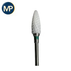Keramikfräser – grobe Kreuzverzahnung – ovale Form – 6 mm
