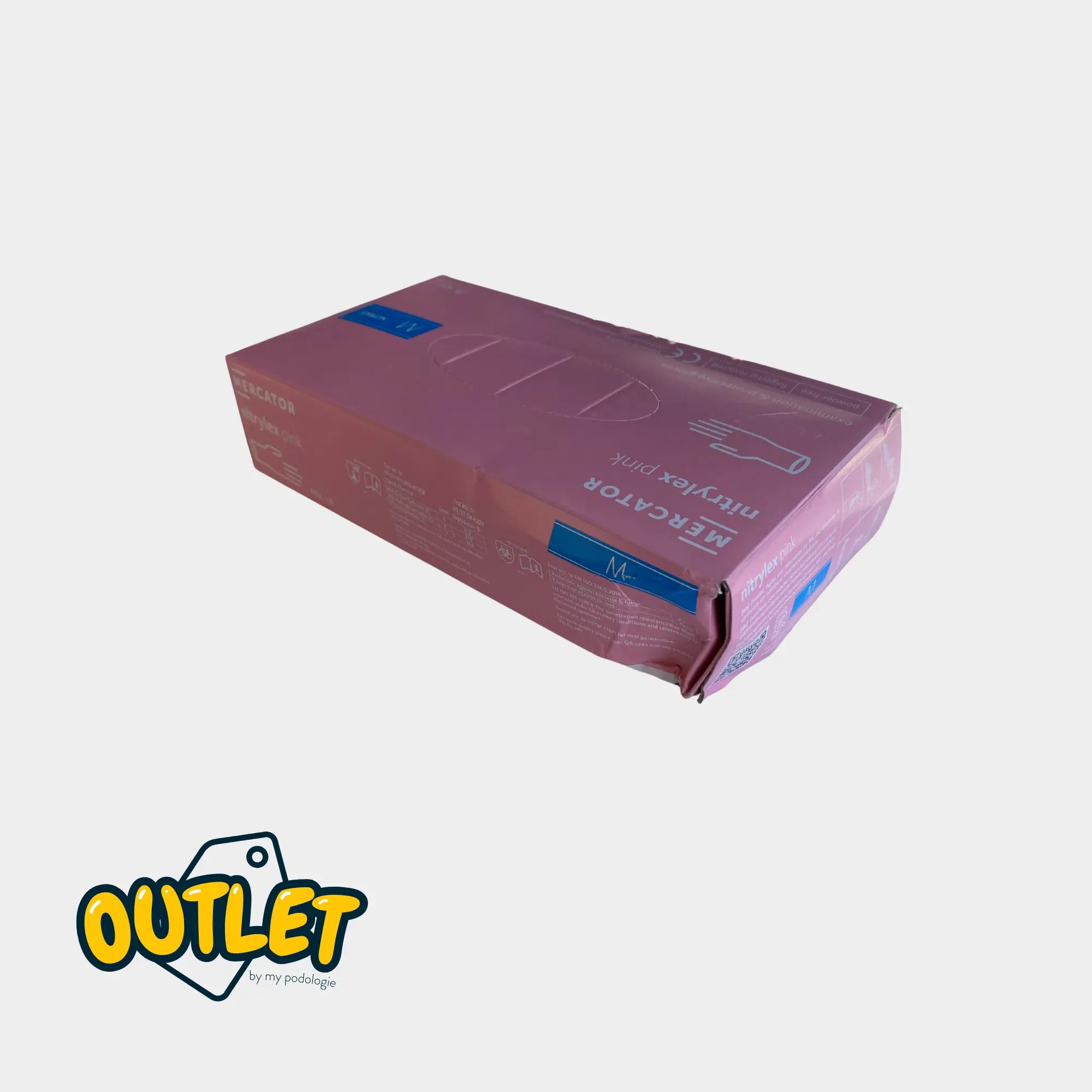 Untersuchungshandschuhe – Rosa Nitril – Größe S – My Médical // Ausverkauf Ausverkauf 