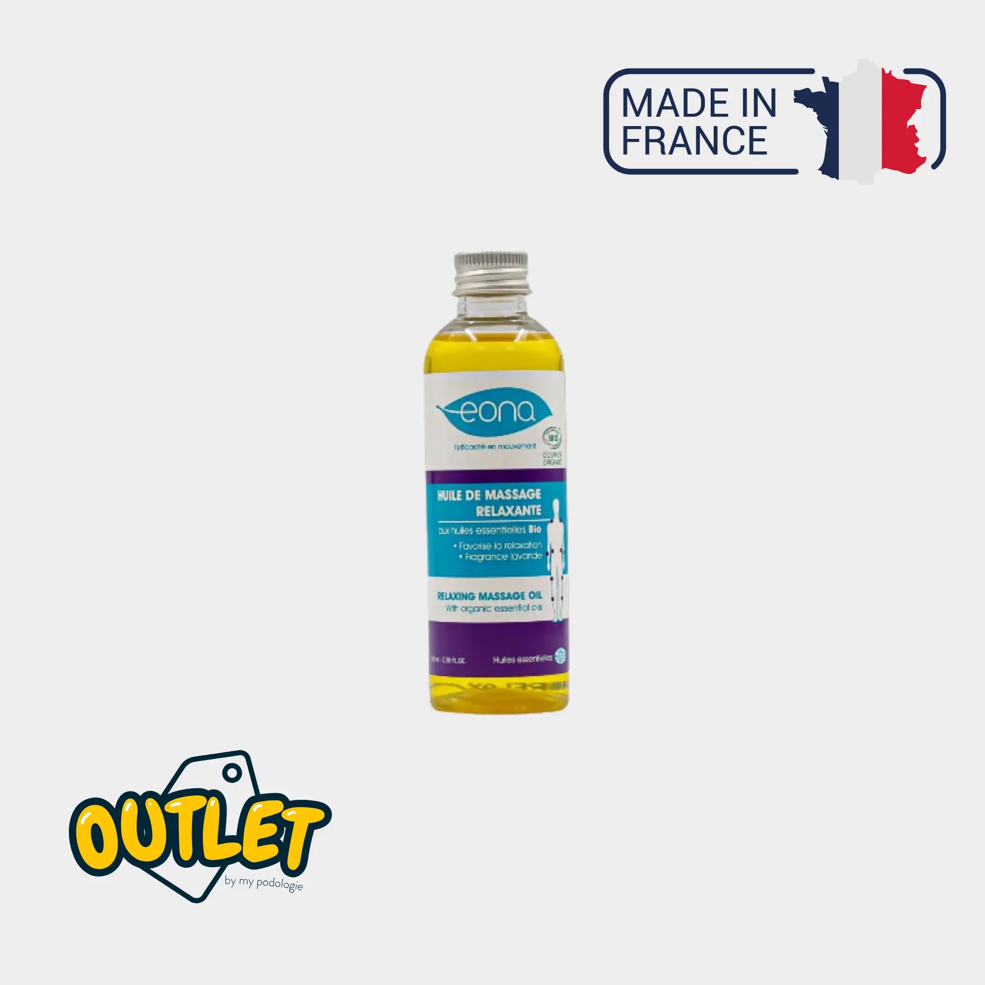 Huile de massage - Relaxante - 100 ml - Bio - Eona // Date Dépassée Eona 