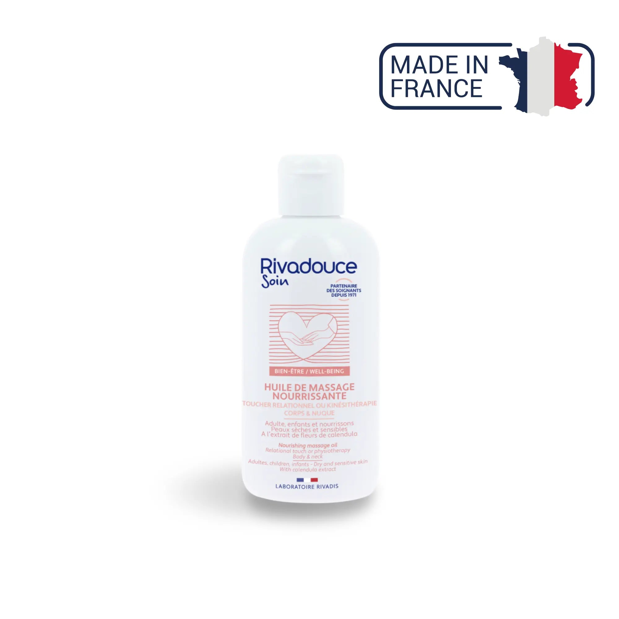 Huile de massage nourrissante - 250ml - Rivadouce Rivadouce 