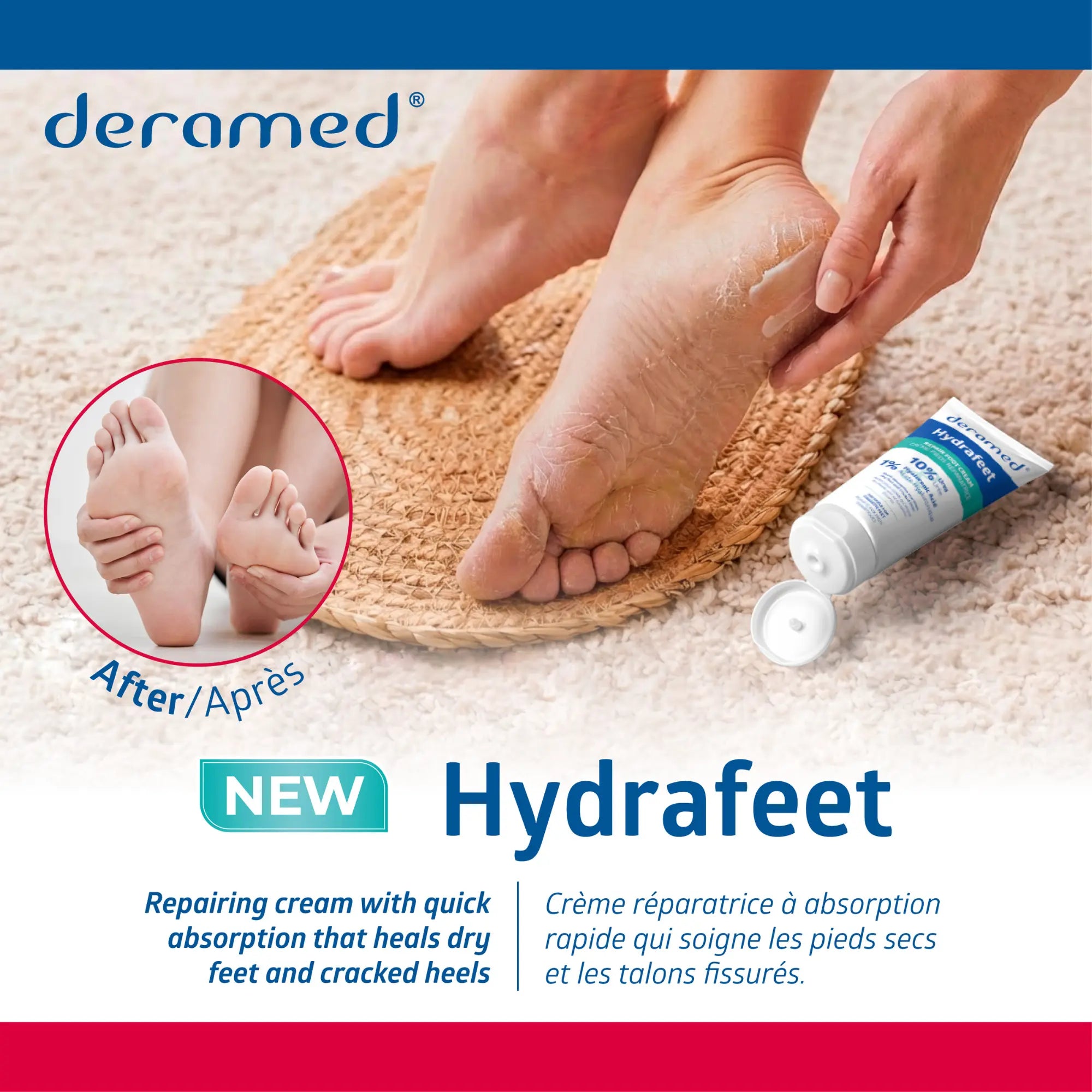 Hydrafeet - Κρέμα επανόρθωσης ποδιών - 75 ml - Deromed® Fresco Podologia 