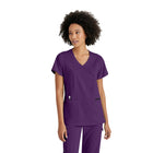 Kim – Crossover-Tunika mit V-Ausschnitt – Damen – Grey’s Anatomy Stretch