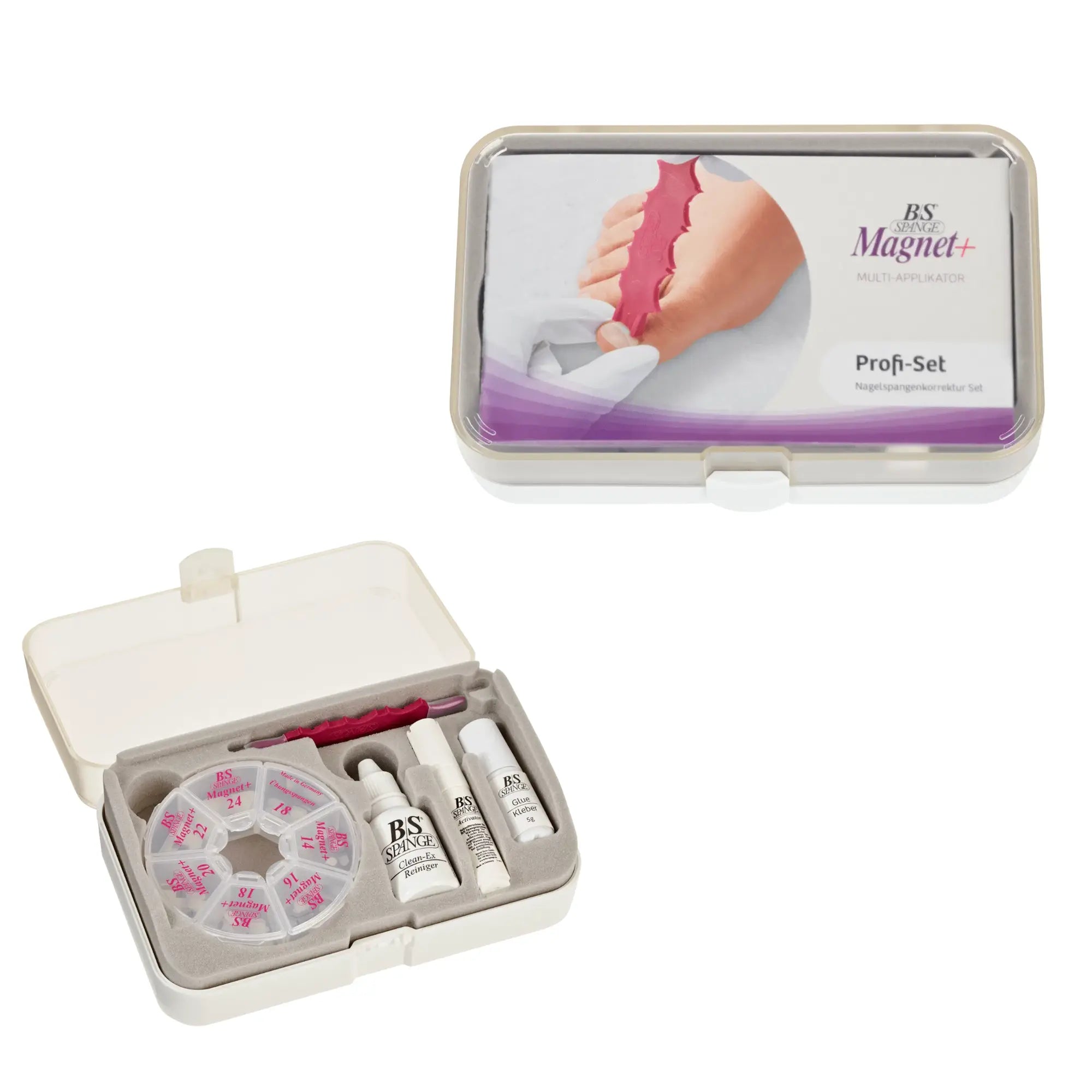 Kit professionnel Orthèses B/S magnet+ Profi Set - 60 languettes - 4 mm - B/S Spange B/S Spange 