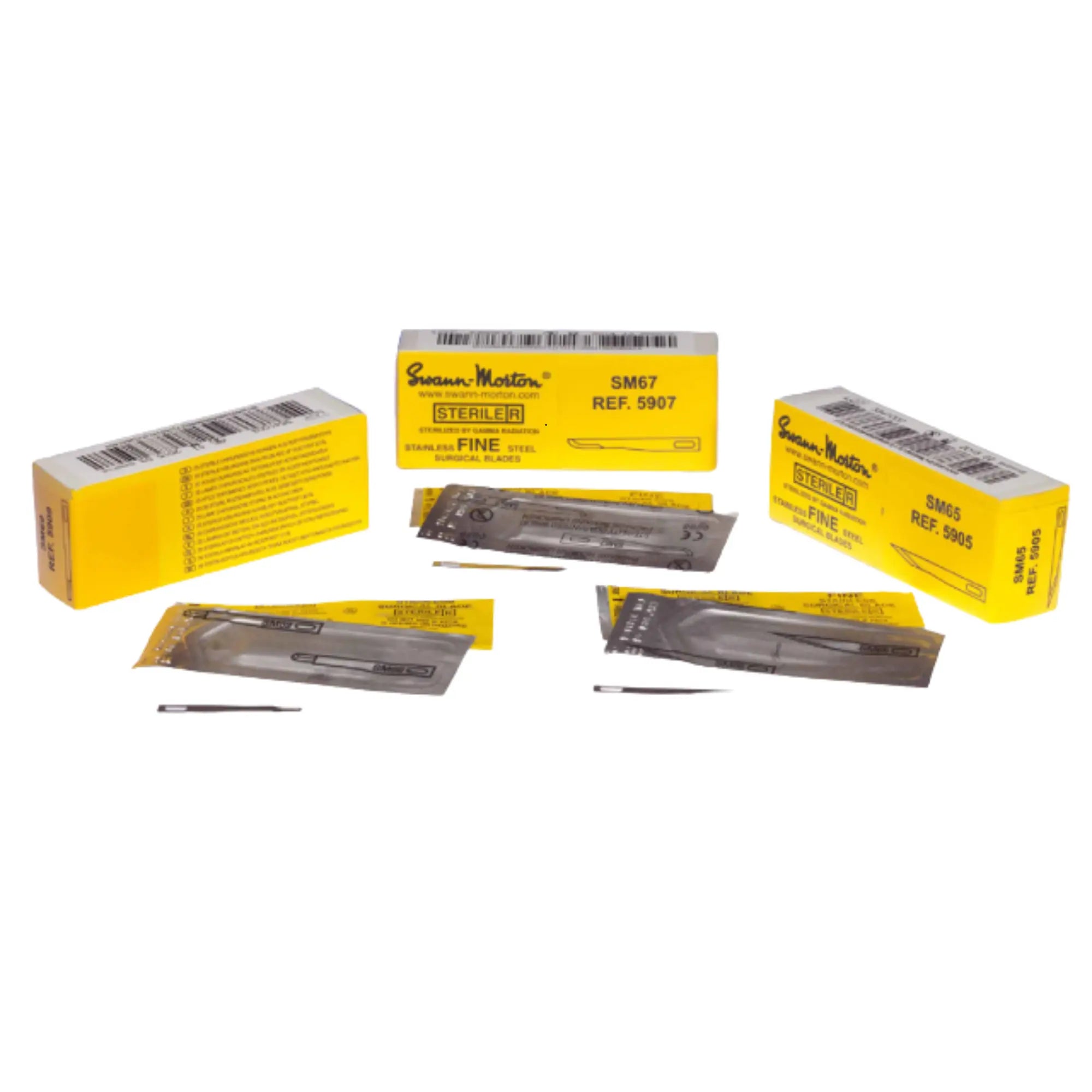 Lames chirurgicales Fines - stériles - Boîte de 25  - Plusieurs formats - Swann-Morton Swann-Morton 