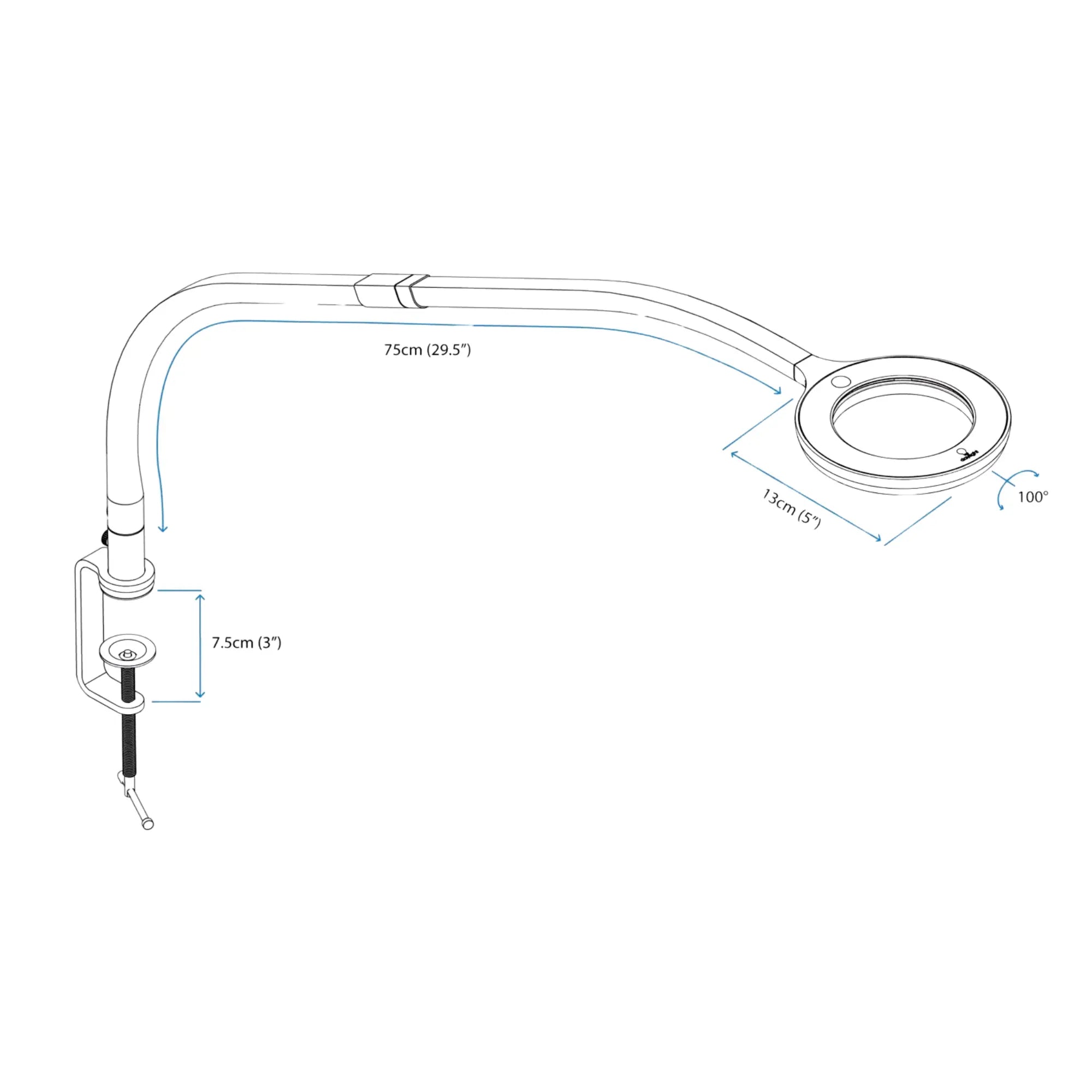 Lámpara lupa LED Omega 3.5 - Ruck Ruck 