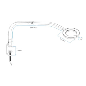 Lámpara lupa LED Omega 3.5 - Ruck Ruck 