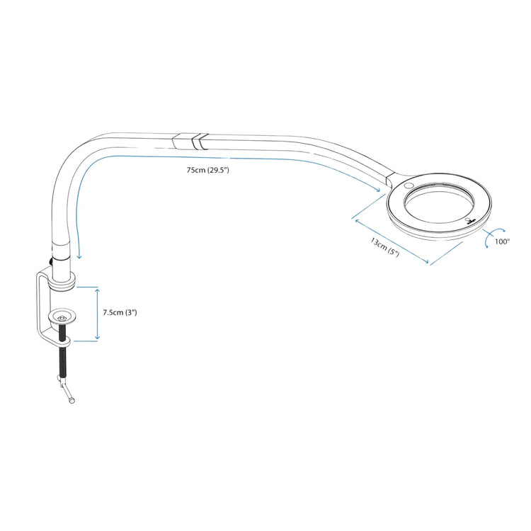 Lámpara lupa LED Omega 3.5 - Ruck Ruck 