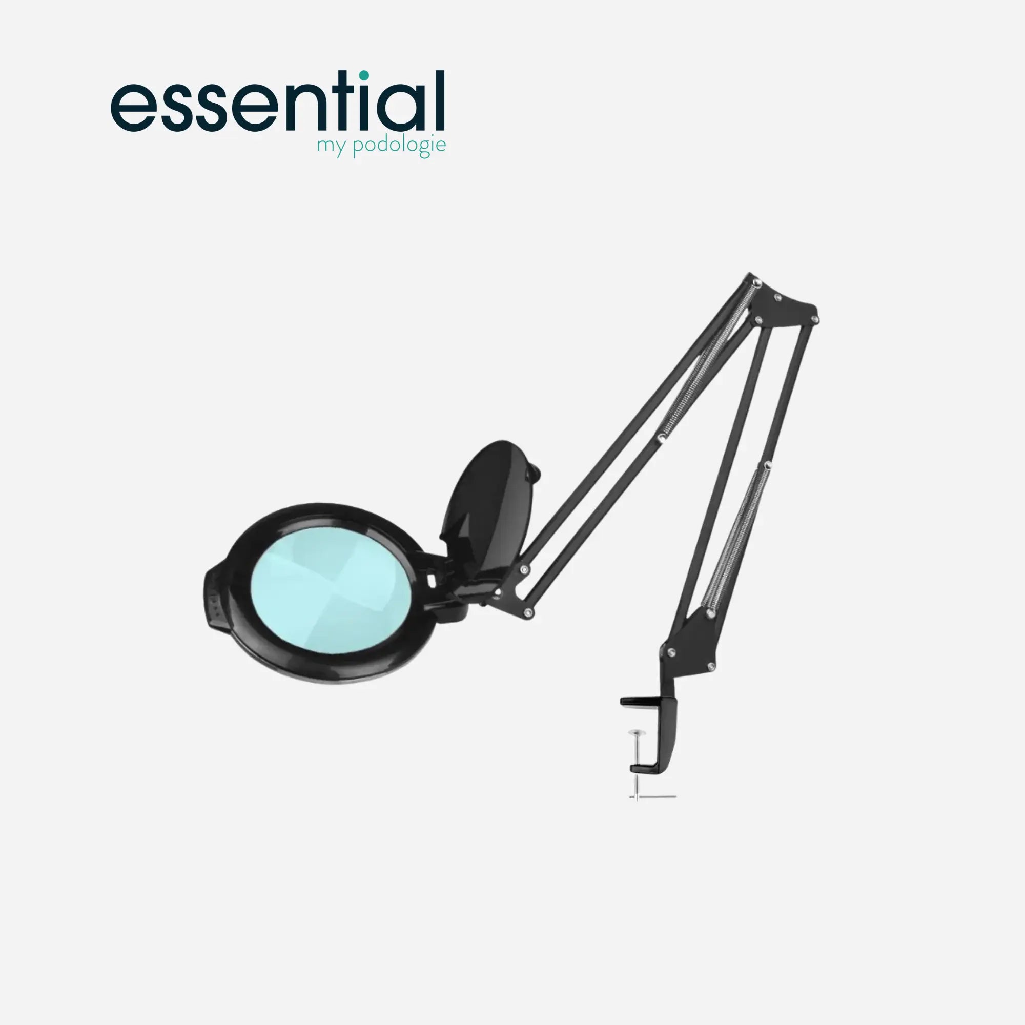 Lampe loupe articulée LED Moonlight 8013/6 pour table - Blanc ou Noir - Essential by My Podologie Activeshop 