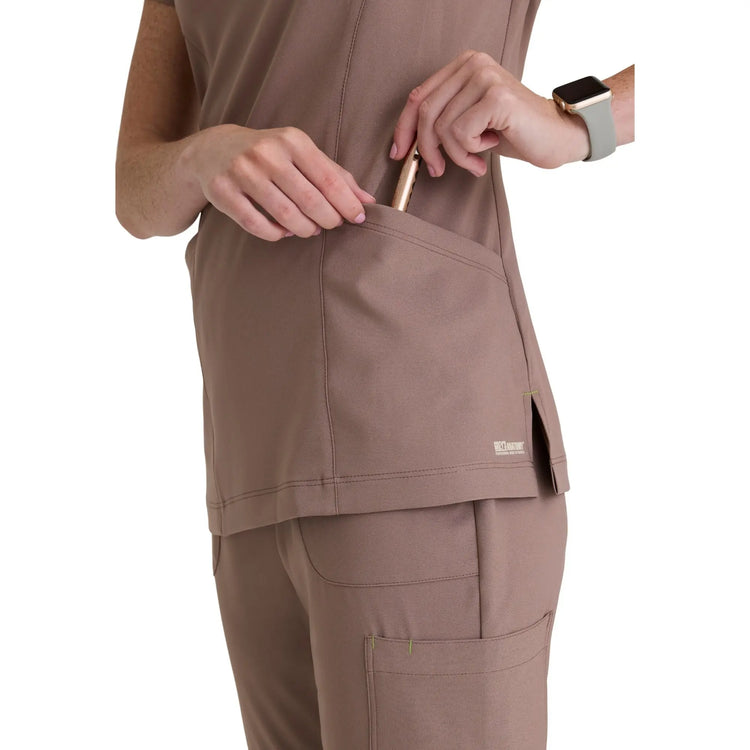 Louisa – Tunika mit eingekerbtem Kragen – Damen – Grey’s Anatomy Evolve Grey’s Anatomy 