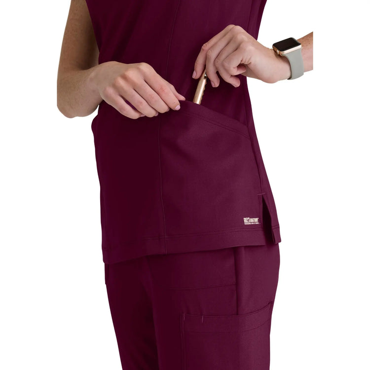 Louisa – Tunika mit eingekerbtem Kragen – Damen – Grey’s Anatomy Evolve Grey’s Anatomy 