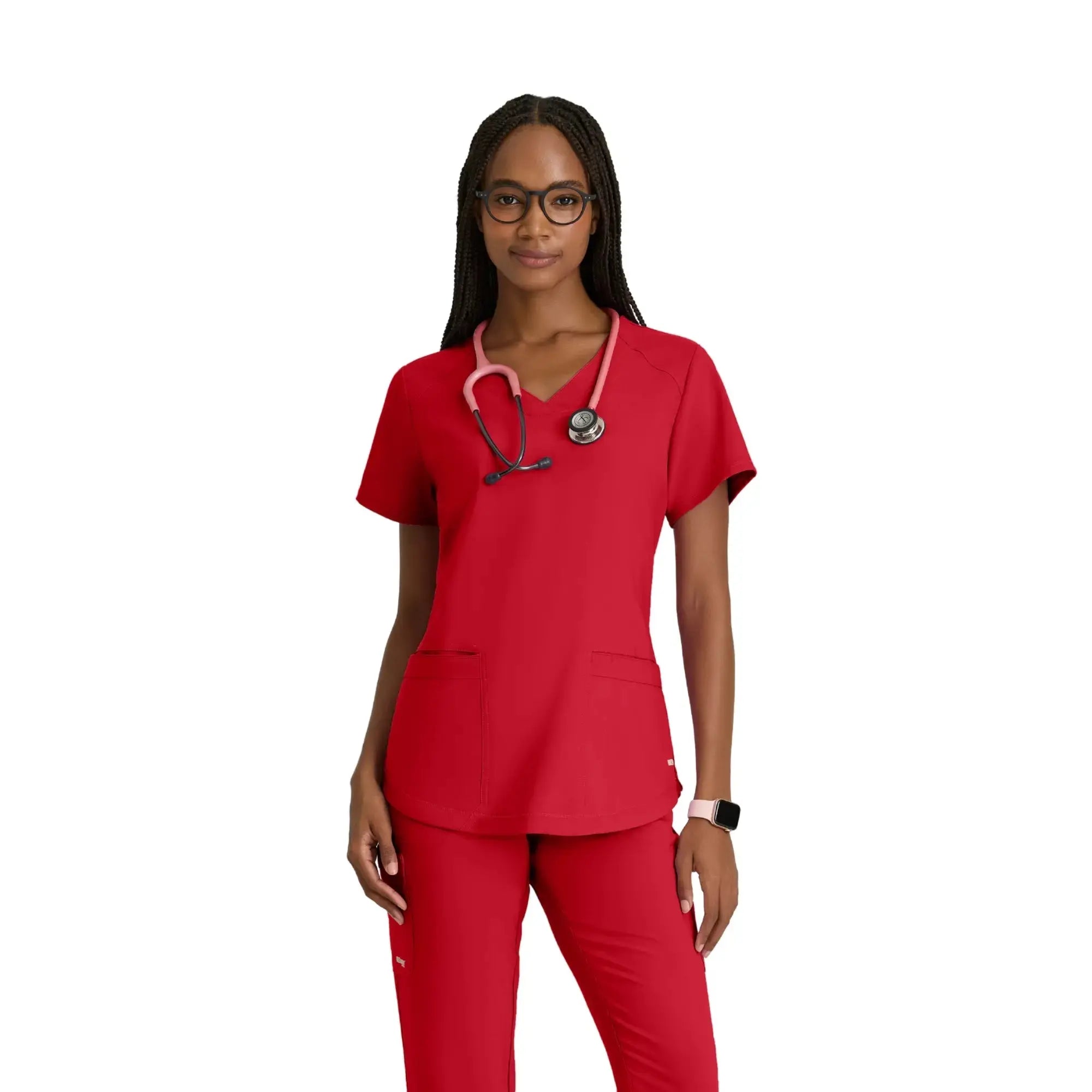 Luma - Tuniek met V-hals - Dames - Grey’s Anatomy Evolve Grey’s Anatomy  Rood / XL