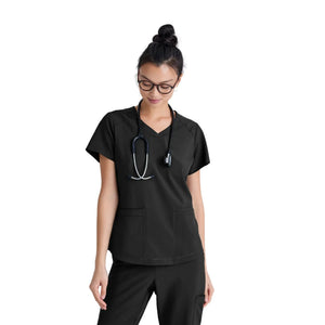 Luma - Tuniek met V-hals - Dames - Grey’s Anatomy Evolve Grey’s Anatomy  Zwart / XL