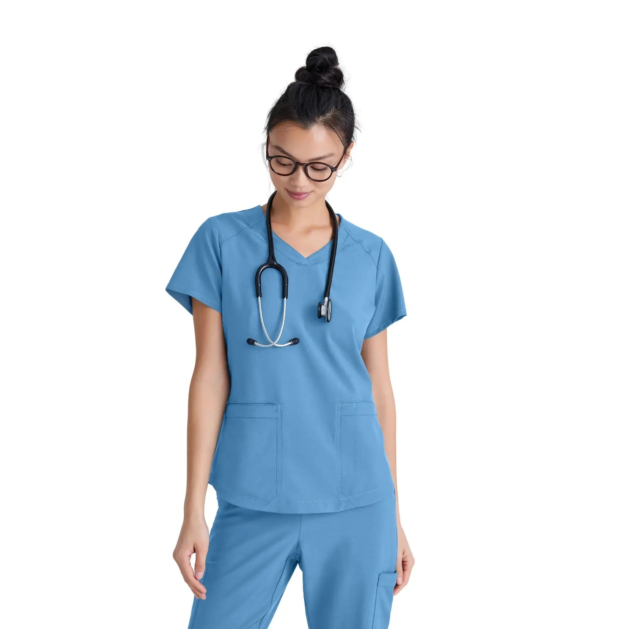Luma - Tuniek met V-hals - Dames - Grey’s Anatomy Evolve Grey’s Anatomy  Hemelsblauw / XL