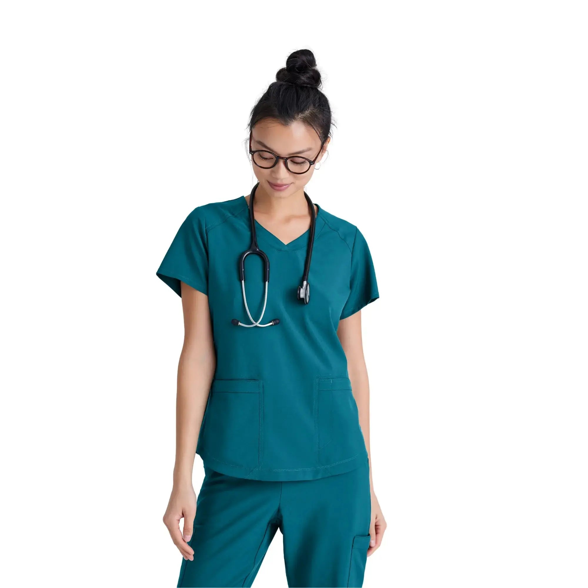 Luma - Tuniek met V-hals - Dames - Grey’s Anatomy Evolve Grey’s Anatomy Caribbean Blue / XL