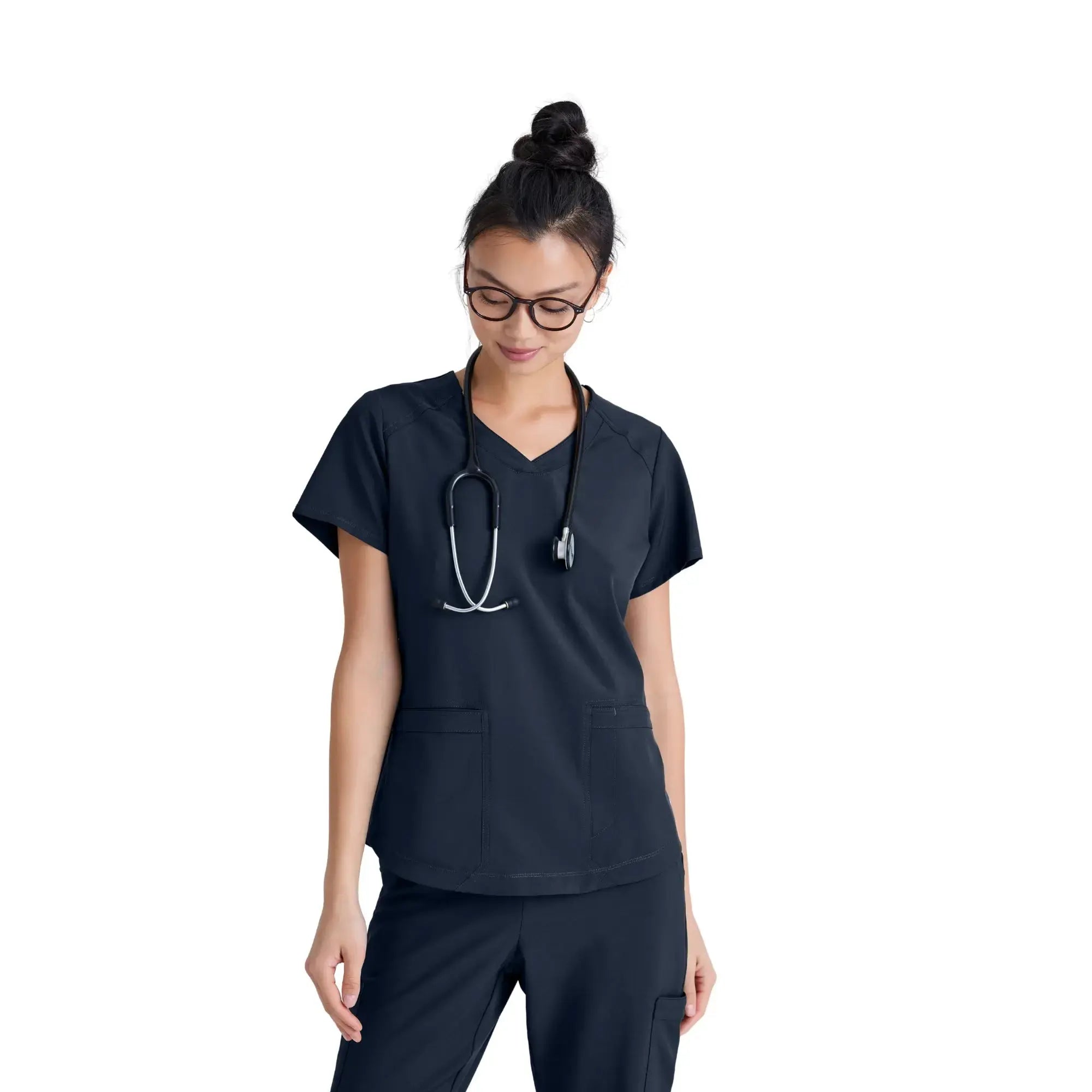 Luma - Tuniek met V-hals - Dames - Grey's Anatomy Evolve Grey's Anatomy Antracietgrijs / XL