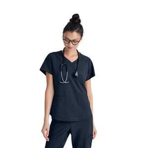 Luma - Tuniek met V-hals - Dames - Grey's Anatomy Evolve Grey's Anatomy Antracietgrijs / XL