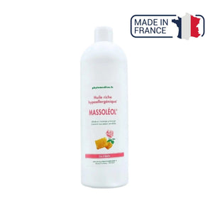 Massoléol® - Rijke hypoallergene neutrale massageolie - Rozengeur - Phytomedica Laboratoires Phytomedica 
