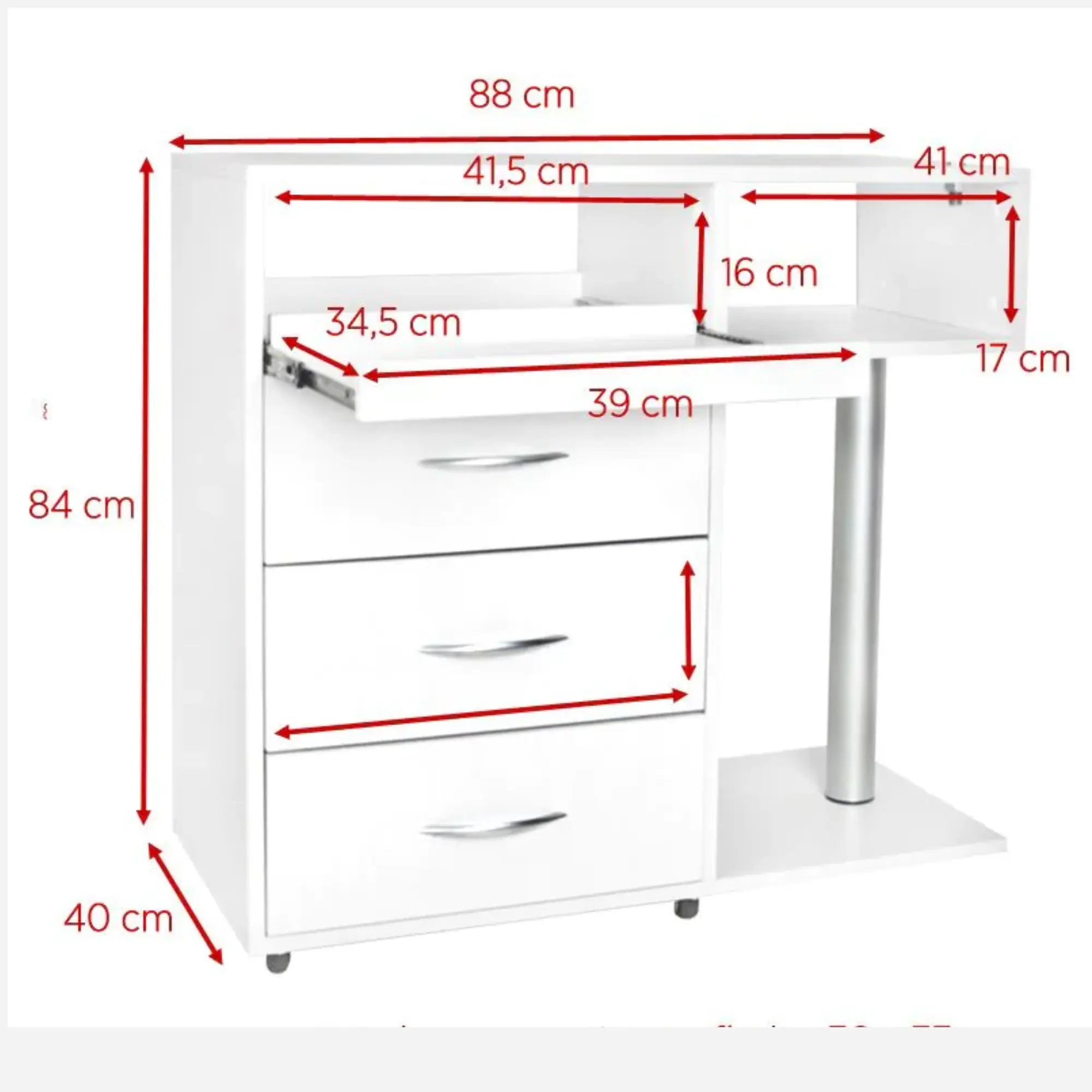 Móveis para podologia - Y-300 Branco - Essential by My Podologie Essential 